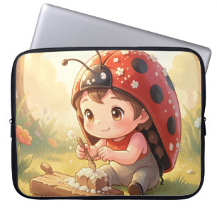Ladybugs and the Hidden Nectar Kingdom Laptop Sleeve