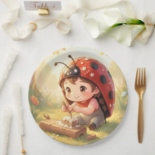 Ladybugs and the Hidden Nectar Kingdom Paper Plate