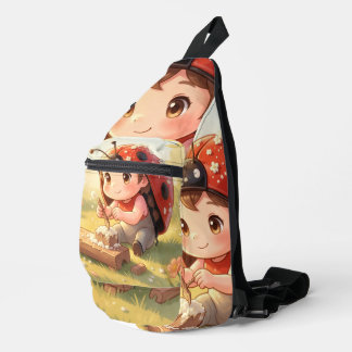 Ladybugs and the Hidden Nectar Kingdom Sling Bag