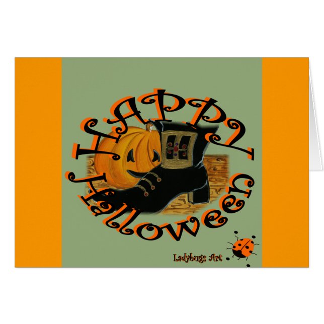 Ladybugs Art  "Halloween" (Front Horizontal)