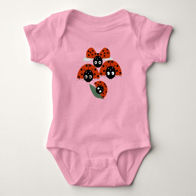 Ladybugs Baby Bodysuit (Front)
