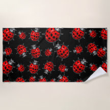 Ladybugs Beach Towel
