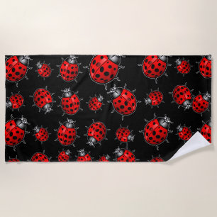 Ladybugs Beach Towel
