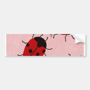 LADYBUGS BUMPER STICKER