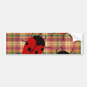 LADYBUGS BUMPER STICKER