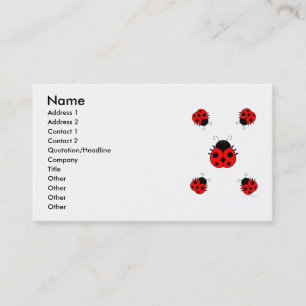Ladybugs Business Card
