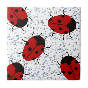 LADYBUGS CERAMIC TILE