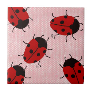 LADYBUGS CERAMIC TILE