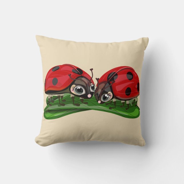 Ladybugs  cushion (Front)