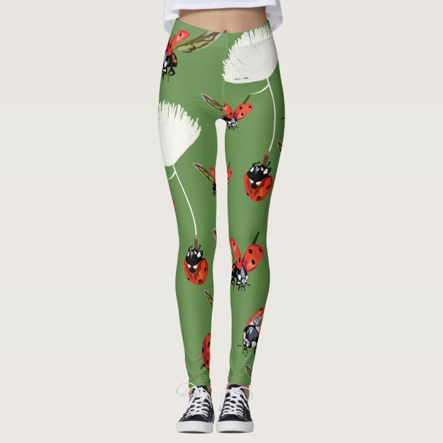 Ladybugs Custom Leggings (Front)