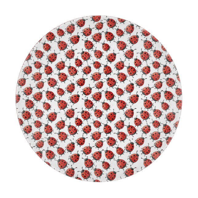 Ladybugs Cutting Board (Front)