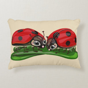 Ladybugs decorative cushion