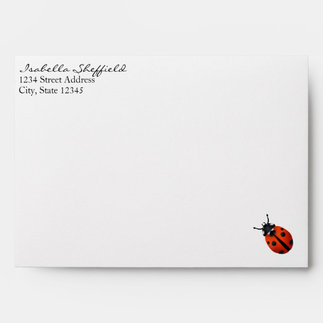 Ladybugs Envelope (Front)