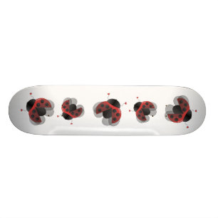 Ladybugs Fly Skateboard