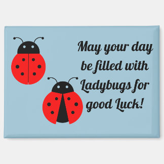 Ladybugs For Good Luck Magnet