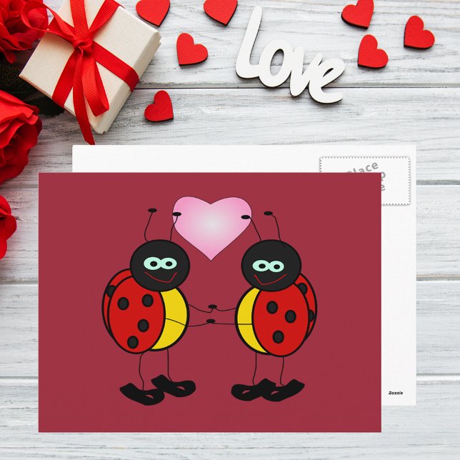 Ladybugs in Love Postcard (Ladybugs in Love Postcard)