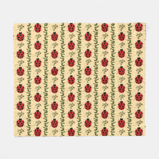 Ladybugs in the Sunshine Fleece Blanket