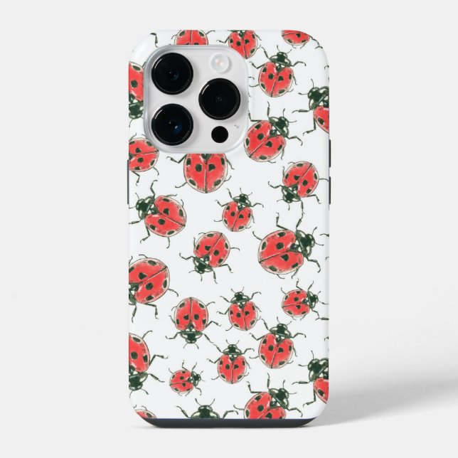 Ladybugs iPhone Case (Back)