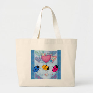 LADYBUGS LARGE TOTE BAG