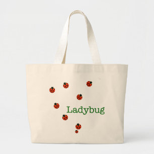 Ladybugs Large Tote Bag