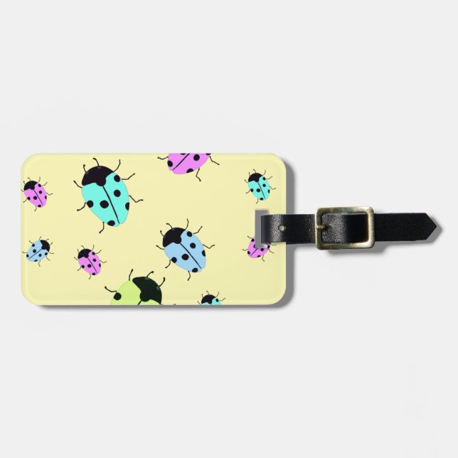 LADYBUGS LUGGAGE TAG (Front Horizontal)
