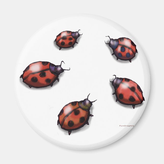 Ladybugs Magnet (Front)