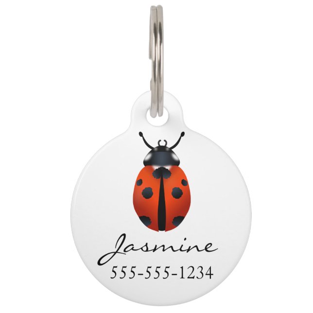 Ladybugs Pet ID Tag (Front)