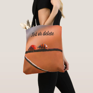 Ladybugs Play Follow The Leader Personalised Tote Bag