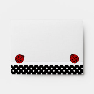 Ladybugs & Polka Dot Envelope