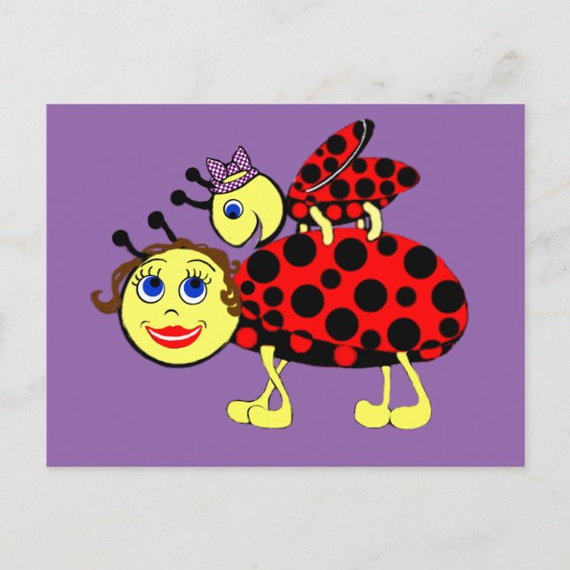 Ladybugs Postcard (Front)