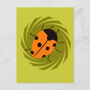 Ladybugs Postcard