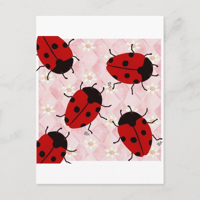 LADYBUGS POSTCARD (Front)