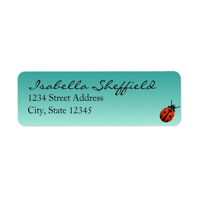 Ladybugs Return Address Label (Front)