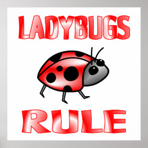 LADYBUGS RULE Poster