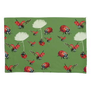 Ladybugs Spring Pillowcase