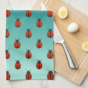 Ladybugs Tea Towel