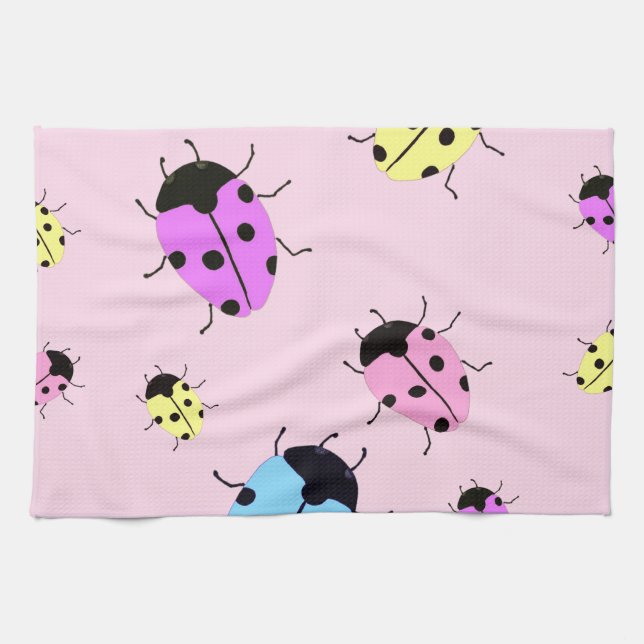 LADYBUGS TEA TOWEL (Horizontal)