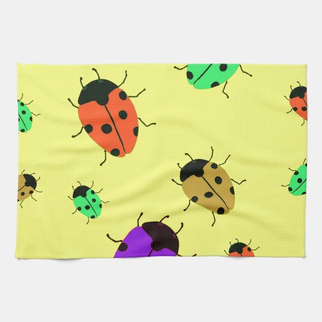 LADYBUGS TEA TOWEL (Horizontal)