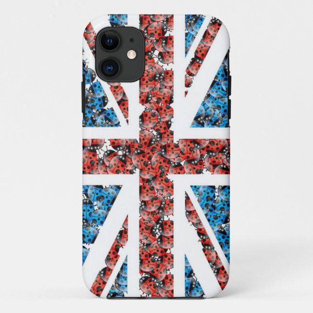 Ladybugs UK Flag Phone Case (Back)