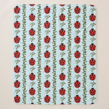 Ladybugs & Vines Nursery - Clear Skies Light Blue