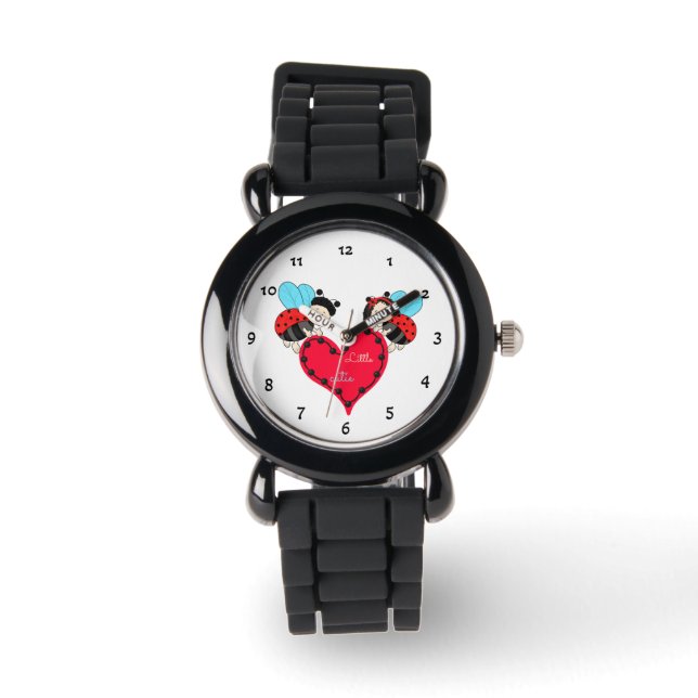 Ladybugs with heart watch (Front)