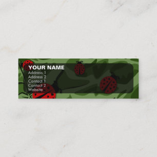 ladybugz. mini business card