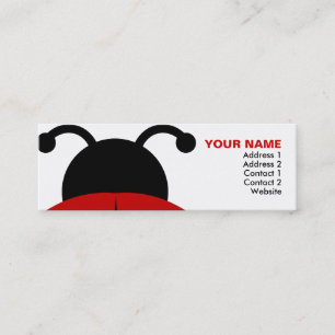 ladybugz. mini business card