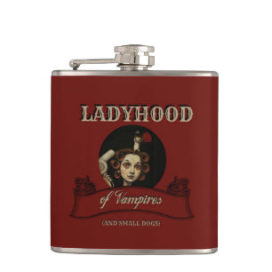 Ladyhood of Vampires Hip Flask
