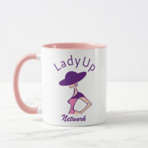 LadyUp Coffee Mug Logo