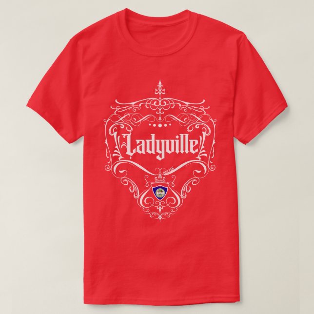 Ladyville Vintage design 1 T-Shirt (Design Front)