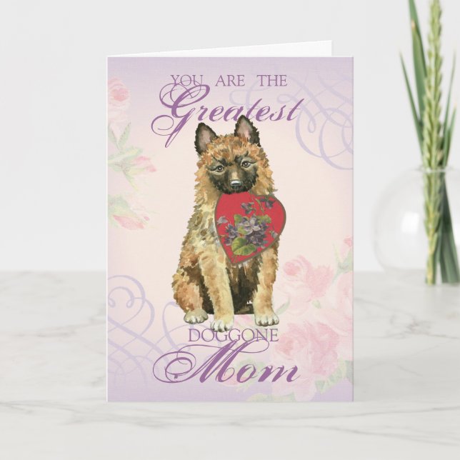 Laekenois Heart Mum Card (Front)
