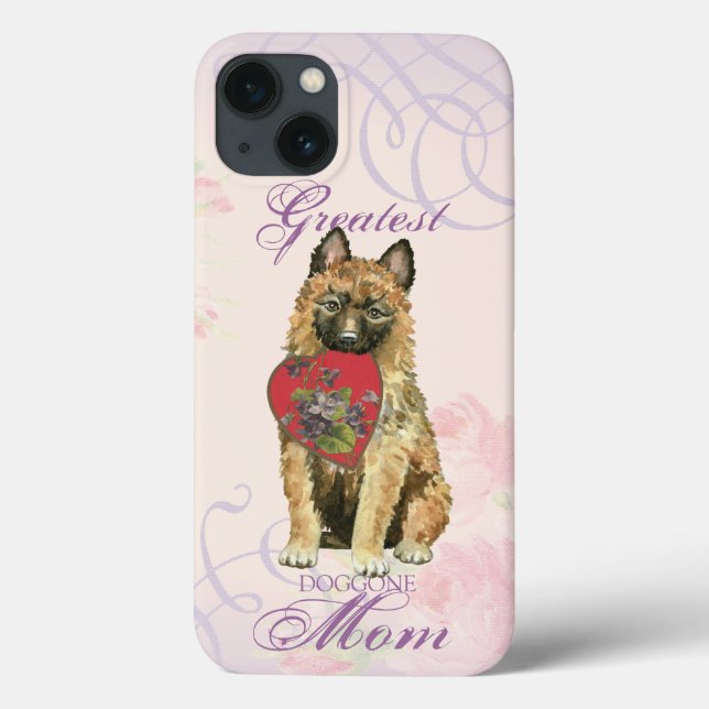 Laekenois Heart Mum Case-Mate iPhone Case (Back)