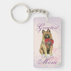 Laekenois Heart Mum Key Ring