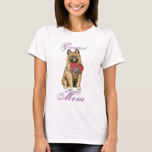Laekenois Heart Mum T-Shirt (Front)